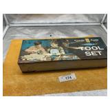 HANDY ANDY BLUE DIAMOND TOOL BOX WITH SOME