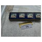 4) KINGSBRIDGE ANIMAL MATCHES  WAX MATCHES FROM