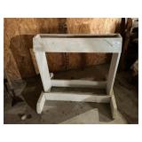 WOOD SADDLE RACK