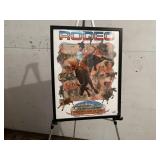 FRAMED POSTER 'RODEO  PRORODEO HALL OF FAME &