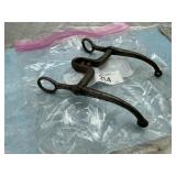 ANTIQUE IRON HORSE CURB BIT HIGH  PORT BIT WITH