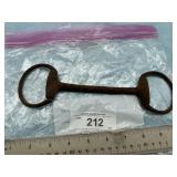 IRON HORSE BIT, SPECIFICALLY HALF-CHEEK OR