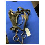 LEATHER WORKHORSE HEADSTALL W/BROWBAND &