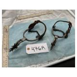 PAIR OF VINTAGE-STYLEWESTERN OR MEXICAN EQUESTRIAN