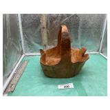 WOOD BASKET, APPROX 9' TALL, 10' WIDE, 8.5' DEEP