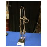 LEATHER HEADSTALL W/ BROWBAND AND THROAT LATCH,