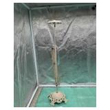 ANTIQUE CAST IRON HAT STAND, APPROX 20' TALL