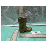 BRASS COWBOY BOOT BY RUSS