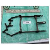 VINTAGE STRAIGHT BAR WITH HIGH PORT WITH ROLLER