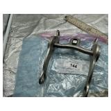 VINTAGE CAST ALUMINUM WESTER CURB BIT WITH HIGH