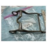 VINTAGE CURB BIT, LIGHTWEIGHT METAL HIGH PORT