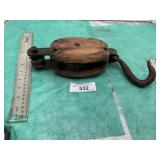 WOOD PULLEY