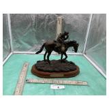 MONTANA LIFESTYLES SCULPTURE 'THE DAWN'S EARLY