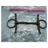 ANTIQUE FULL-CHEEK SINGLE-JOINTED SNAFFLE HORSE