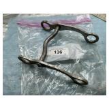 VINTAGE CROCKETT ALUMINUM CURB BIT  FEATURING