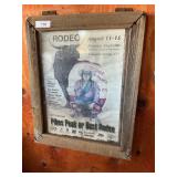 FRAMED RODEO POSTER 59TH ANNUAL PIKES PEAK OR