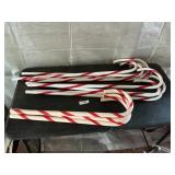 8)LONG CANDY CANES & 3) SHORTER CANDY CANES, NO