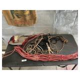 MISC ROPES, FEED BAG AND FACE FLY NET