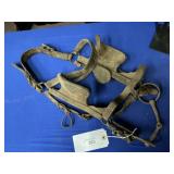 WORKHORSE LEATHER HEADSTALL WITH BROWBAND/