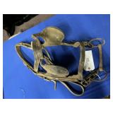 LEATHER WORKHORSE HEADSTALL W/BROWBAND/