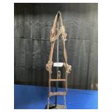 HOMEMADE HEADSTALL WITH BROWBAND AND VINTAGE