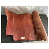 PIECE OF LEATHER APPROX 3' LONG X 2' WIDE