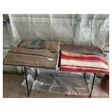 2) HORSE BLANKETS & 2)HORSE PADS
