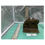 CAST IRON HORSE BOOKEND