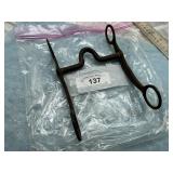 VINTAGE FOREGED STEEL HORSE BIT, LIKELY VINTAGE