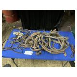 HARNESS PIECES AND MISC LEATHER