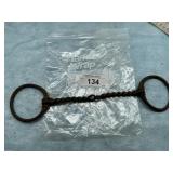 ANTIQUE TWISTED WIRE LOOSE RING SNAFFEL HORSE BIT