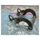 VINTAGE ENGRAVED WESTERN HORSE BIT FEATURING