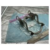 VINTAGE ENGRAVED ALUMINUM WESTERN CURB BIT
