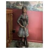 ANNIE OAKLY STATUE APPROX 42' TALL & THE BASE 14'