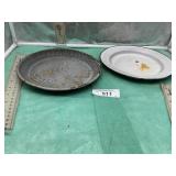 2) ENAMELWARE DISHES