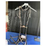 HEADSTALL W/BROWBAND AND THROAT LATCH, SPLIT