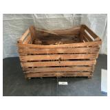 WOODEN CRATE, APPROX SIZE 20.5' LONG, 15.5' WIDE