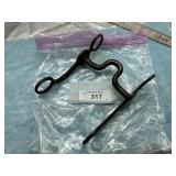 OSCAR CROCKETT CURB BIT WITH S -SHAPE SHANK OR