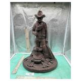 LARGO COWBOY STATUE APPROX 18' TALL & 13' WIDE AND