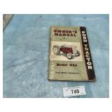 FORD TRACTOR MODEL NAA MANUAL