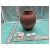 NAVAJO POTTERY BY MARJOIR JOE IN A NAVAJO INDIAN