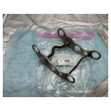 WESTERN CURB BIT , METAL ALLOY OR CHROME PLATED
