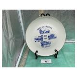 ADIN CALIFORNIA CENTENNIAL PLATE 1869-1969