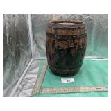 WAGON WHEEL HUB COOKIE JAR, APPROX 9.5' TALL