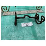 CURB BIT STAMPED 'R' AND TESTED.  POSSIBLY