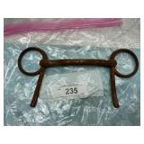 STRAIGHT BAR OR MULLEN MOUTH STYLE BIT, WITH SIDE