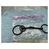 VINTAGE IRON SNAFFLE HORSE BIT