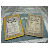 2) OLD NATIONAL GEOGRAPHIC MAGAZINES BOOK 3 AND