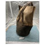 CANVAS & LEATHER FEED BAG