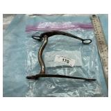 VINTAGE WESTERN GRAZING BIT WITH A CURVED OR LOW